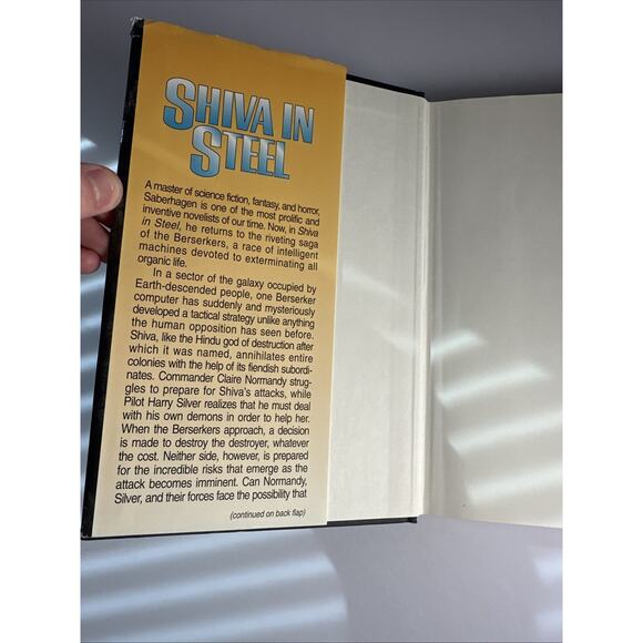 Shiva in Steel (Berserker Ser.; bk 14) by Fred Saberhagen (1998, Hardcover) - Picture 7 of 9